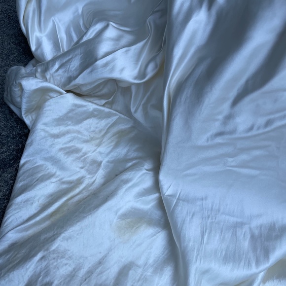 Ivory Silk Wedding Gown by Kleinfelds’s Top Designer Pnina Tornai - Picture 7 of 10